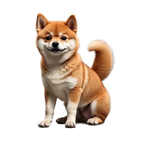 AI generated Adorable shiba inu isolated on transparent background ...