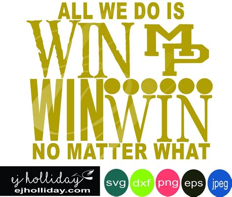 All we do is win win win no matter what svg dxf eps png jpeg | Etsy