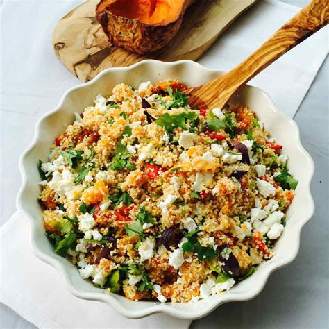 Roasted Veggies and Feta Whole Meal Couscous | RecipeLion.com