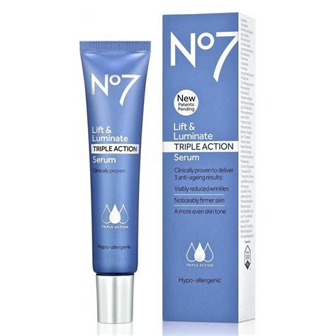 No7 Lift & Luminate TRIPLE ACTION SERUM 30 ml / 1 fl oz - Walmart.com