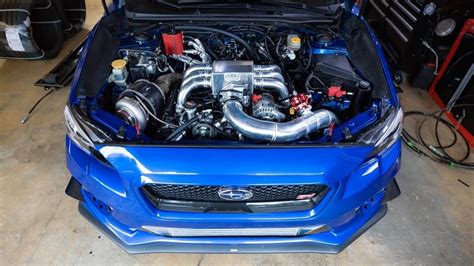 Engine Swapping My Subaru STI in 20 Minutes. - YouTube