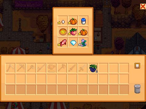 Won Stardew Valley Fair Year One with 100 points! All pretty easily attainable items for the ...