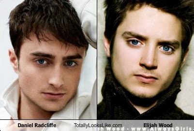 Daniel Radcliffe Totally Looks Like Elijah Wood - Totally Looks Like