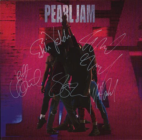 Pearl Jam Band Signed Ten Album – Artist signed collectibles and gifts