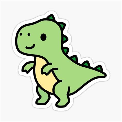 littlemandyart Shop | Redbubble | Dinosaur stickers, T-rex drawing ...