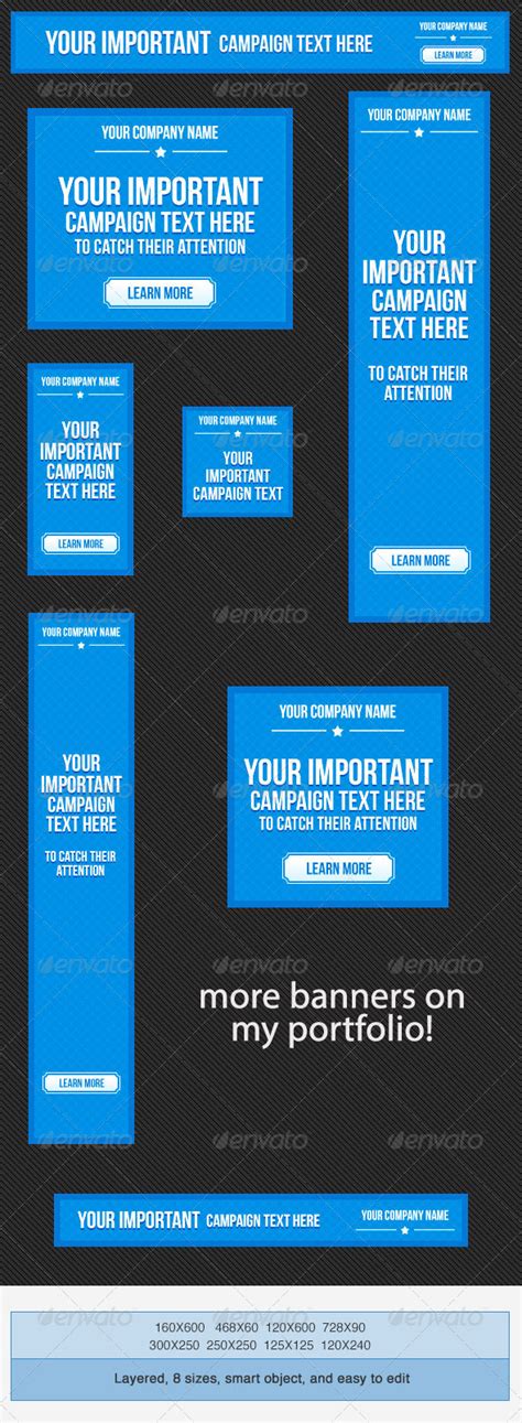 Web Marketing Banner Ad Templates by admiral_adictus | GraphicRiver