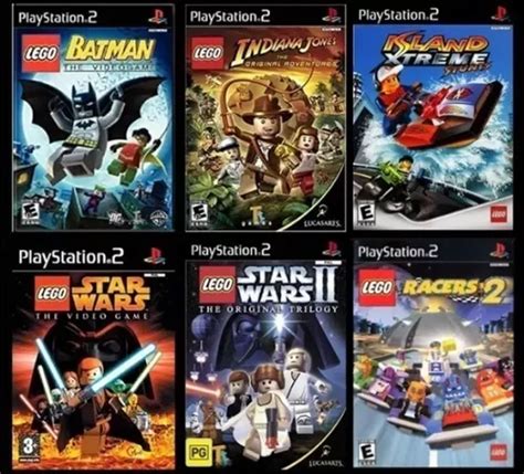 6 Jogos Lego Ps2 - Batman, Star Wars, Indiana Jones E Outros | MercadoLivre