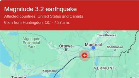 Small earthquake shakes Quebec and Ontario | CBC News