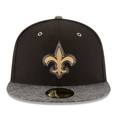 New Orleans Saints New Era On Stage 59FIFTY Fitted Hat - Black ...