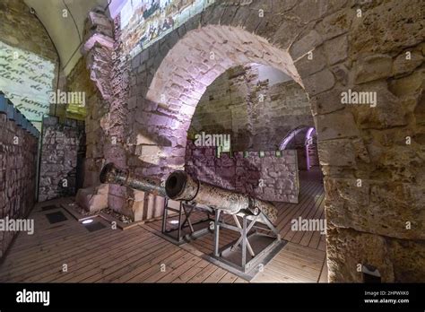 Crusader Fortress, Acre, Israel Stock Photo - Alamy