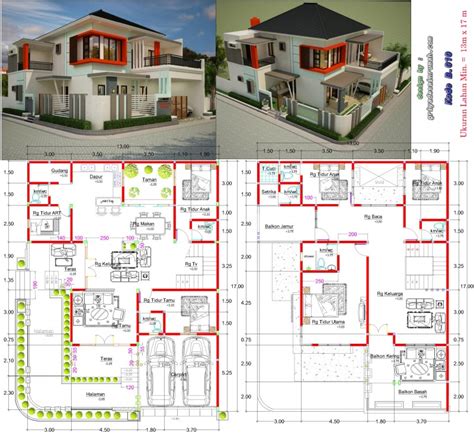 Denah Rumah Minimalis Mewah Lantai Jasa Desain Rumah | My XXX Hot Girl