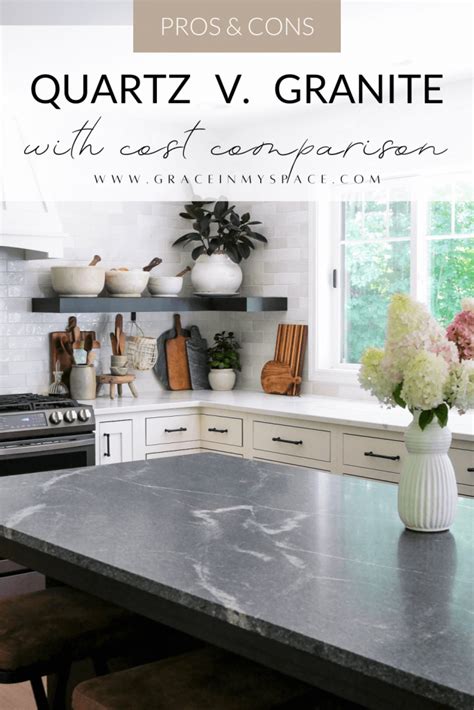 Pros & Cons of Quartz v. Granite Countertops with Cost Comparison in ...