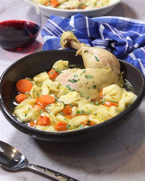 Pasquale Sciarappa - Chicken Soup with Tortellini | Delicious clean eating, Recipes, Clean ...