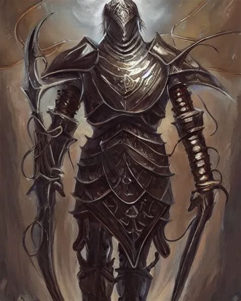 beautiful painting of a tall, strong fantasy knight, | Stable Diffusion