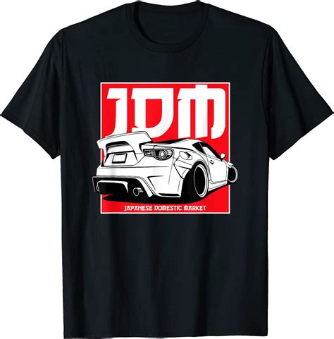 JDM Badge Japanese Drift Car Tuning Automotive Gift 86 T-Shirt | Lazada PH