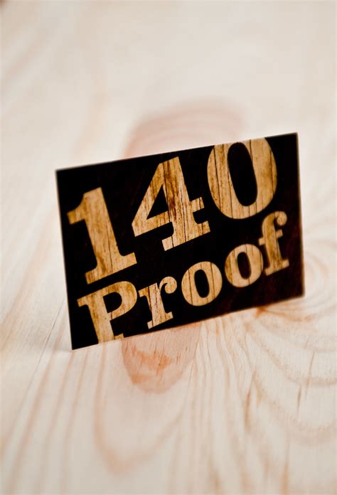 140 Proof business cards | design by jm3, photos by vnaylon,… | Flickr