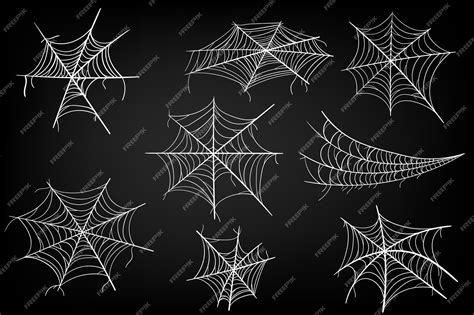 Premium Vector | Collection of Cobweb