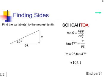 Right Triangle Trigonometry (SOHCAHTOA) by Mr Sutton Presents | TPT