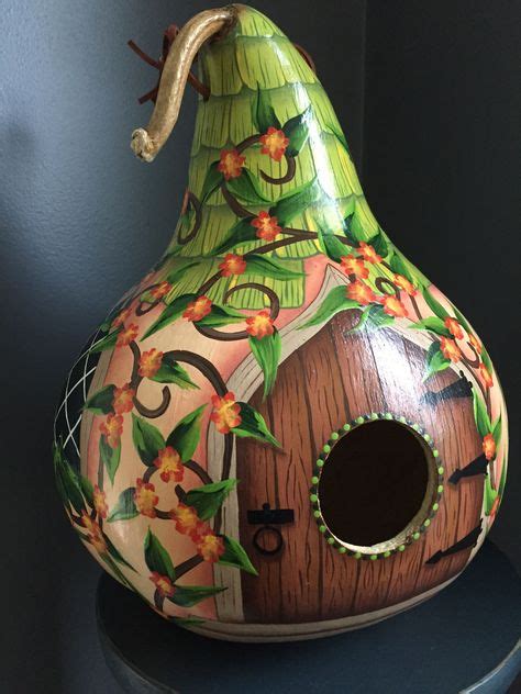 650 Painted gourds birdhouses ideas in 2021 | gourds birdhouse, painted ...