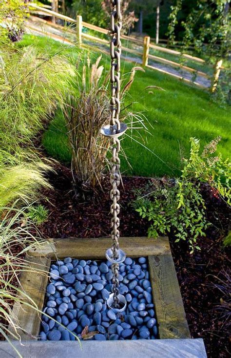 4 Top Creative Rain Chain Drainage Ideas Downspout Drainage, Gutter Drainage, Irrigation, Gutter ...