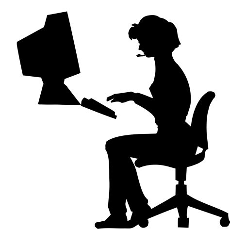 Woman Typing Office Computer Free Stock Photo - Public Domain Pictures