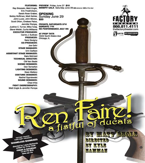 Ren Faire! A Fistful of Ducats - The Factory Theater