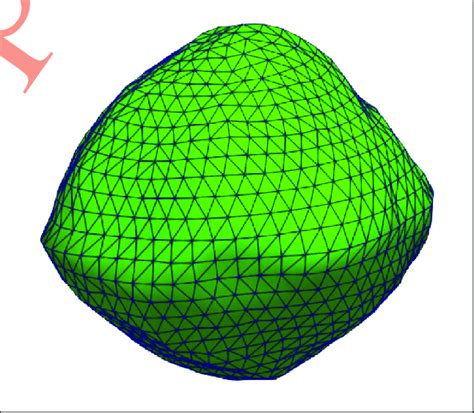 Shape of the asteroid Bennu with digitised edges. | Download Scientific Diagram