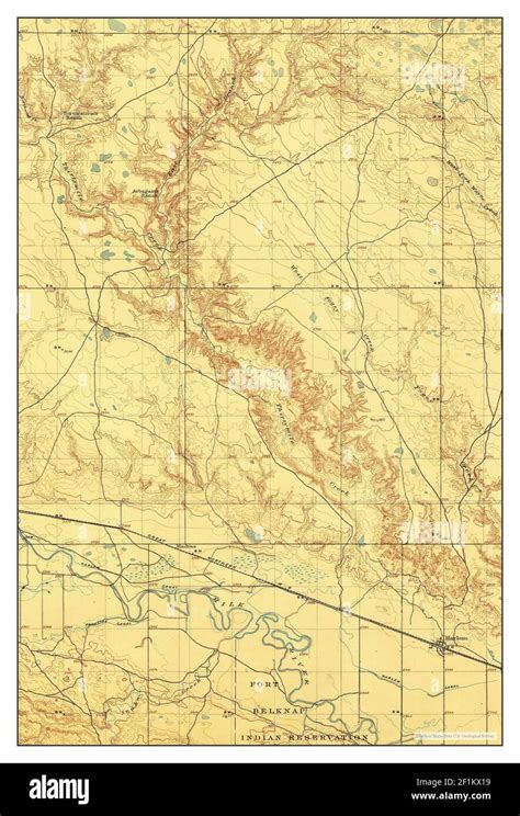 Harlem, Montana, map 1905, 1:62500, United States of America by ...