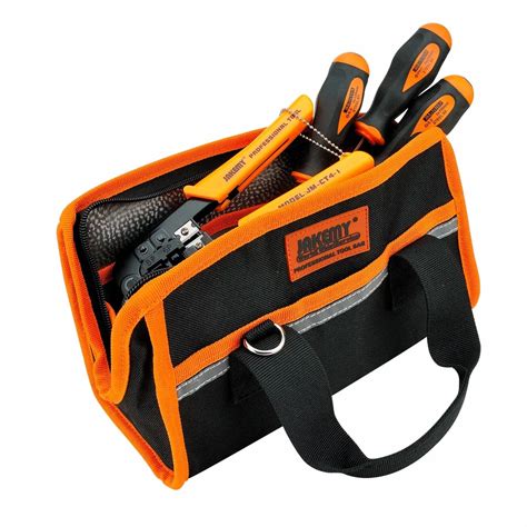 JAKEMY Small Professional Tool Bag Multifunctional Electrician Tool Bag ...