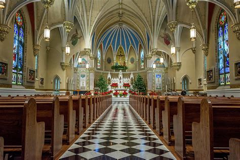 Saint Andrew's Catholic Church interior view Photograph by Joseph Fuller