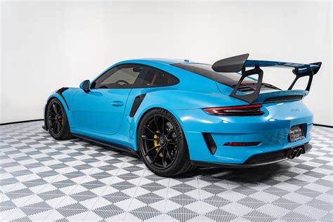 Used 2019 Porsche 911 GT3 RS Coupe Super RARE Miami Blue! Front Lift ...