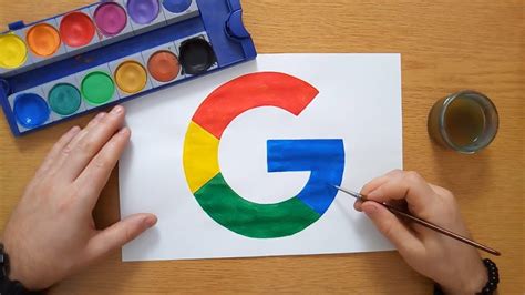 How to draw the Google G logo - Google app icon - YouTube