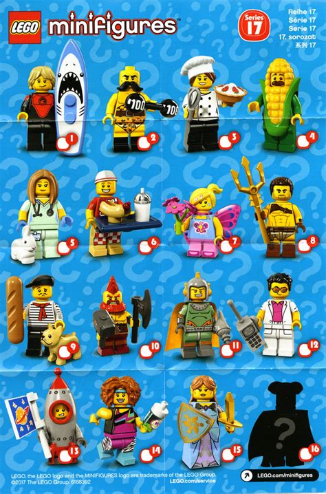 Brickfinder - LEGO Collectible Minifigure Series 17 Character Distribution