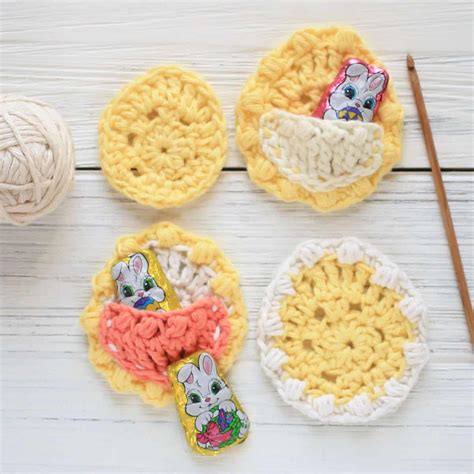 Cute Crochet Easter Egg for Holding Candy and Treats - Crochet Life