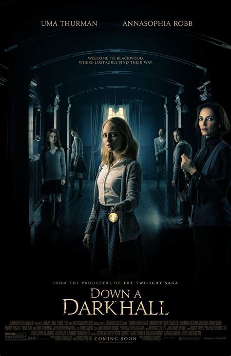 First Poster for Fantasy-Thriller 'Down A Dark Hall' - Starring Uma ...