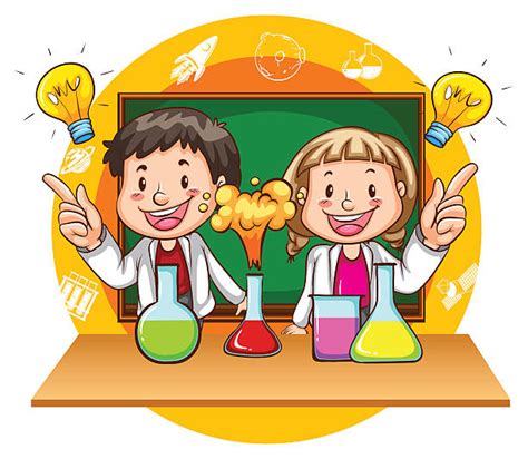 Best Science Experiment Kids Illustrations, Royalty-Free Vector ...