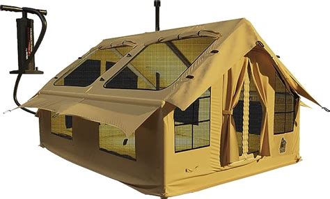 RBM OUTDOORS Panda Air Large Inflatable Camping Tent House 4-8 Person ...