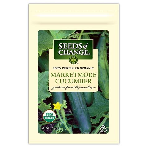 Seeds of Change Marketmore Cucumber Seed-01024 - The Home Depot