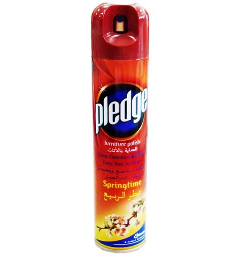 Pledge Springtime Furniture Polish 300ml from SuperMart.ae