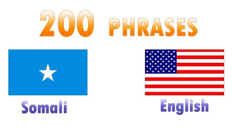 200 phrases - Somali - English - YouTube