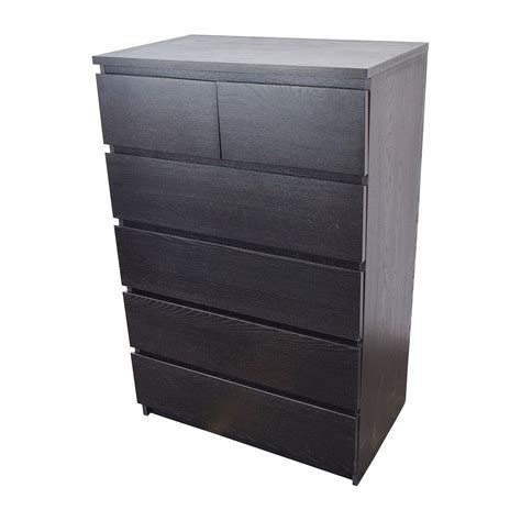 45% OFF - IKEA IKEA Malm Tall 6-Drawer Dresser / Storage