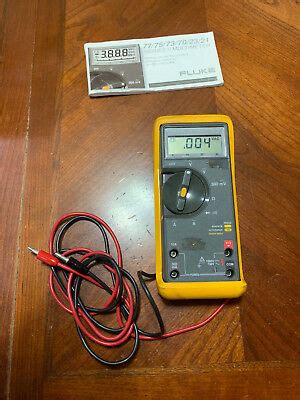 Fluke 77 Series Ii Multimeter User Manual - sitespider