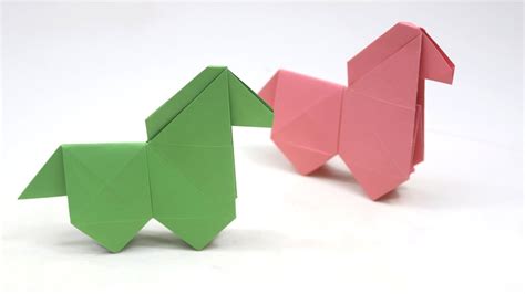 How to Make an Origami Horse - Paper Horse instructions - YouTube