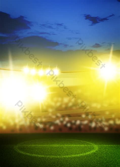Football Field Background Shiny Night | PSD Backgrounds Free Download - Pikbest