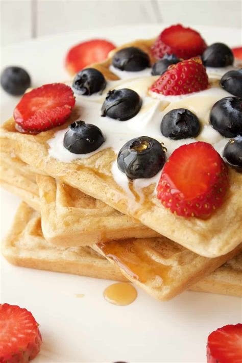 Classic Vegan Waffles - Loving It Vegan