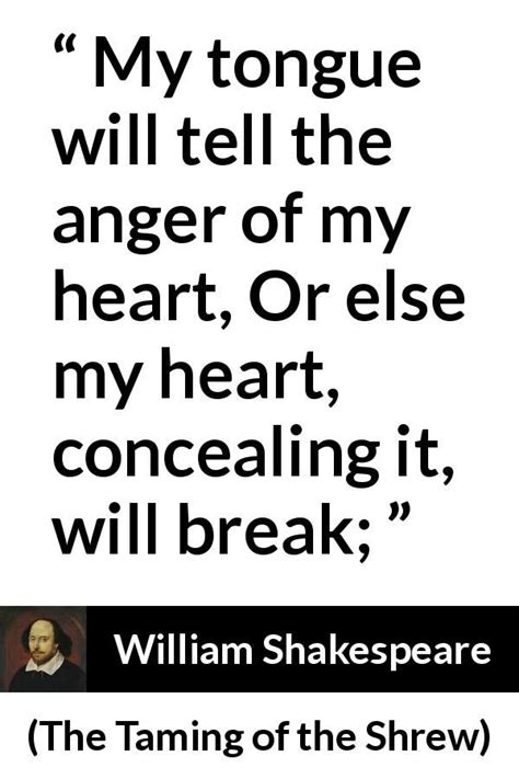 William Shakespeare quote about speech from The Taming of the Shrew ...