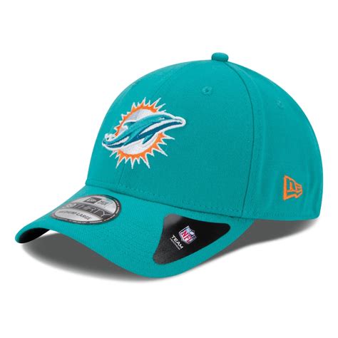 Miami Dolphins New Era 39THIRTY Team Classic Flex Hat - Aqua