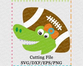 Gator girl svg | Etsy