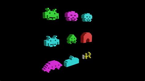 Space-invaders-arcade 3D models - Sketchfab