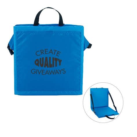 Custom Deluxe Stadium Seat (Q833611) - Stadium Cushions with Logo | Quality Imprint Promotional ...